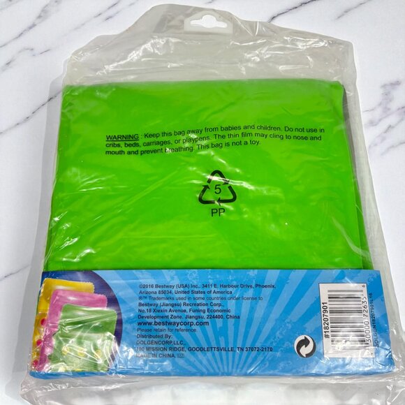 H2O Go Bestway 18 Pocket French Mat Green 67"x29"x12" Inflatable Pool Float - Picture 3 of 4